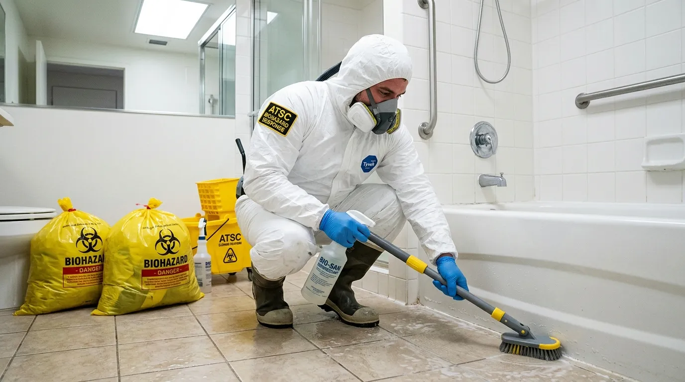 Decontamination equipment deployed for Blood Cleanup in Dickson City